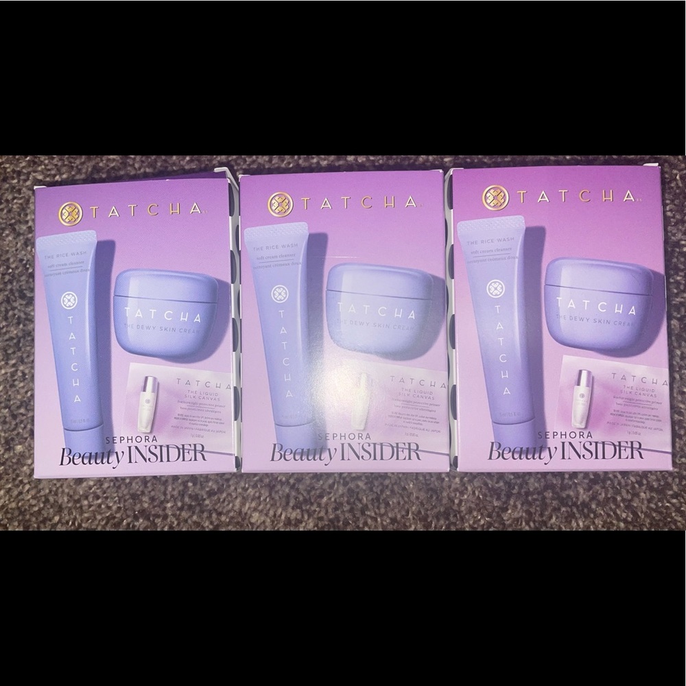 🌷NEW🌷 Tatcha 3 Piece Travel-size Skincare Set x3